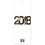 HANABUSA(はなぶさ) 2018 カレンダー A（数字フォルム モノトーン）