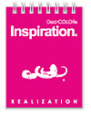 Inspiration Note インスピレーションノート 白紙 ポケットサイズメモ帳 アーティストタイプ ピンク